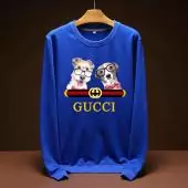 gucci homme sweat  multicolor long sleeved col rond sweater g20204590